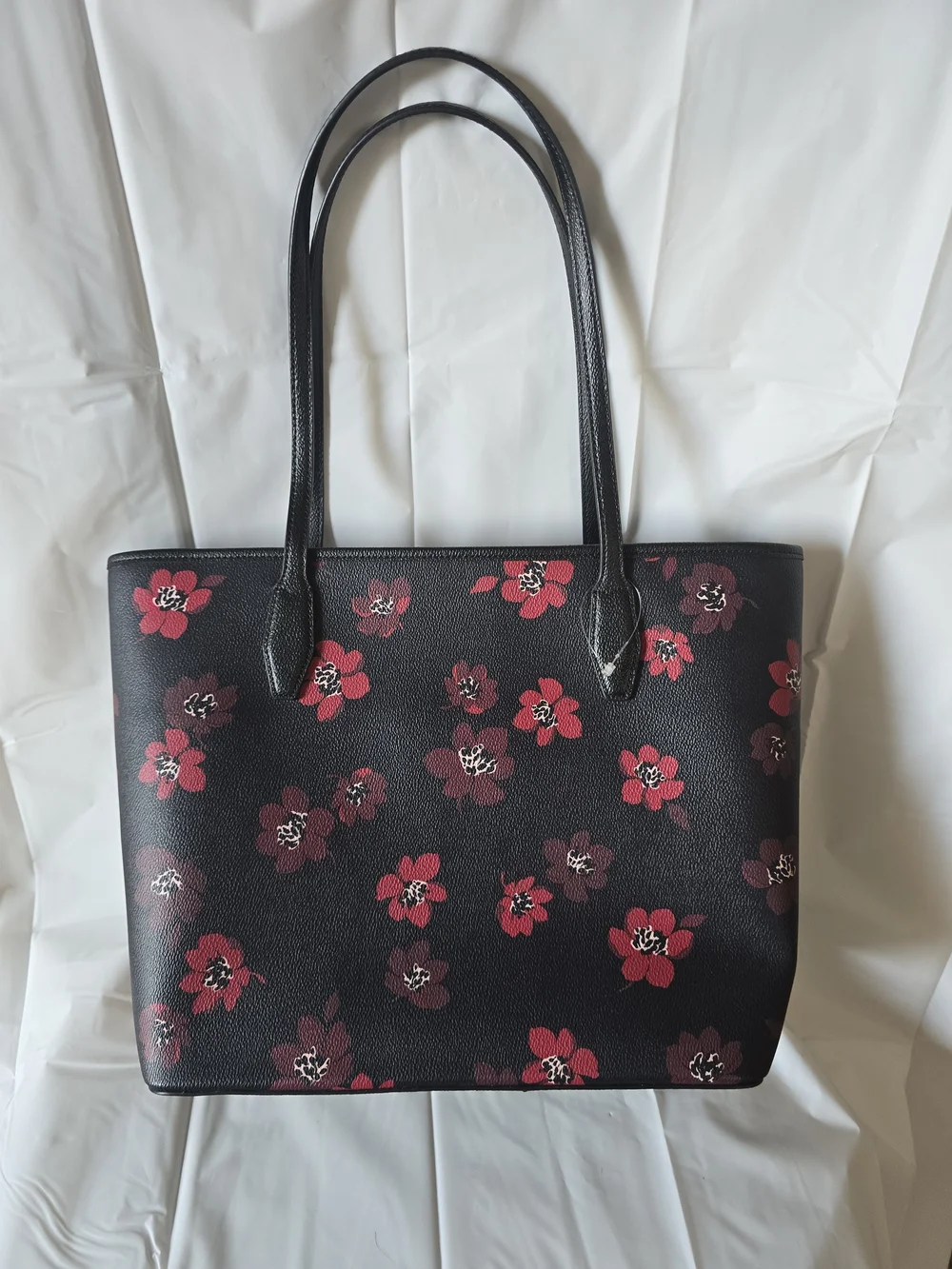 Kate Spade Black Floral Tote Bag